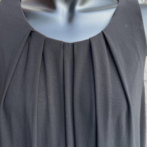 Eliza J New York Sleeveless Back Zip Knee Length Dress Black Size 10 - Picture 5 of 9